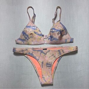 TRIANGL | Neoprene Bibi Bikini Set in Terra